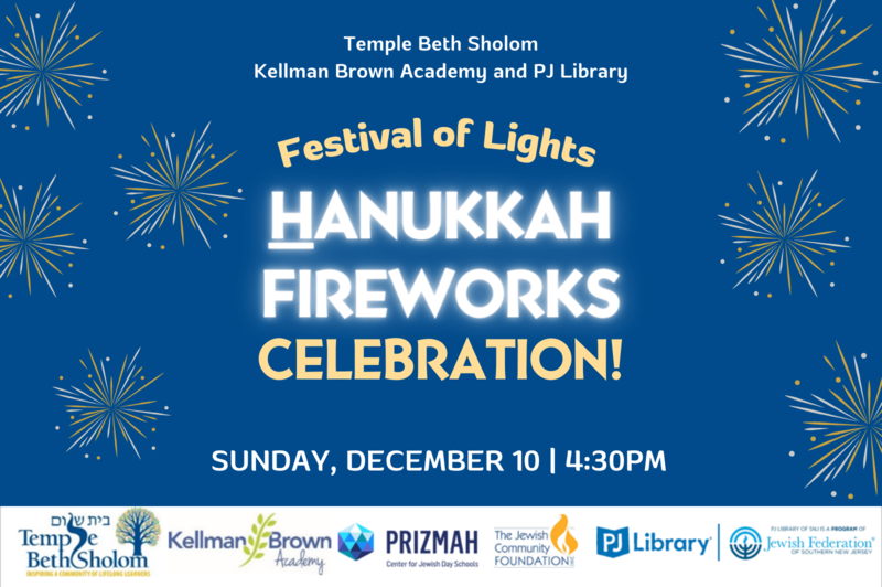 		                                		                                    <a href="www.tbsonline.org/fireworks"
		                                    	target="_blank">
		                                		                                <span class="slider_title">
		                                    Hanukkah Fireworks Celebration!		                                </span>
		                                		                                </a>
		                                		                                
		                                		                            	                            	
		                            <span class="slider_description">Hanukkah candle lighting, games, music, sweet treats, and a spectacular fireworks display!</span>
		                            		                            		                            