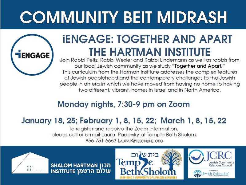 Banner Image for Zoom: Community Beit Midrash