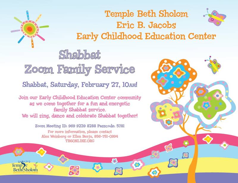 Banner Image for Zoom: ECEC Shabbat Service