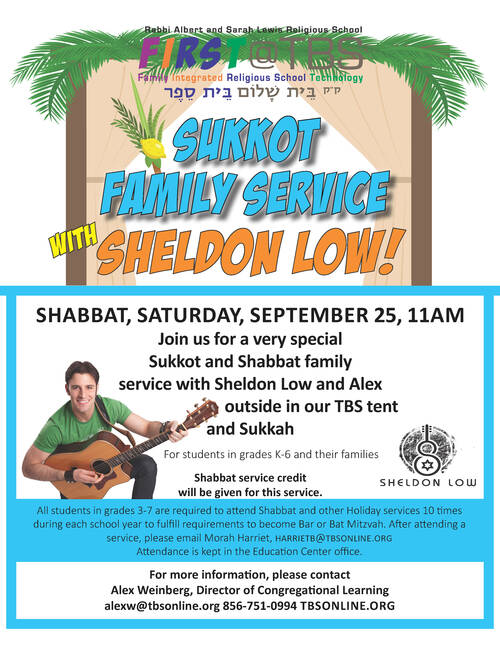 Banner Image for Family Sukkot Service w/Sheldon Low