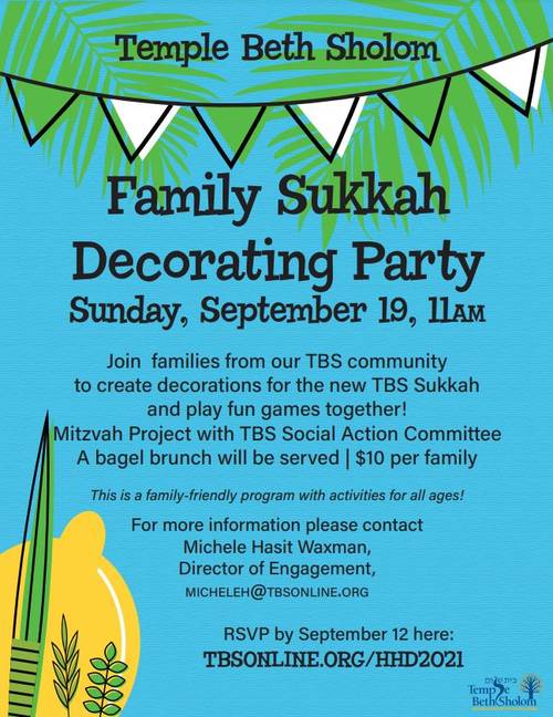Banner Image for Family Sukkah Decorating Party