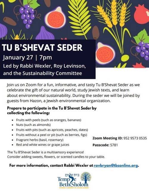 Banner Image for Zoom: Tu B'Shevat Seder