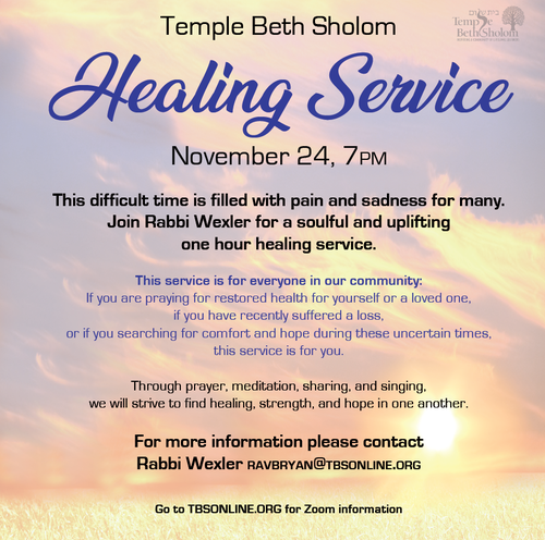 Banner Image for Zoom: Healing Service