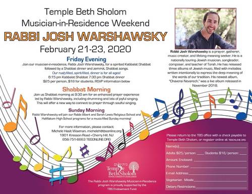 Banner Image for Scholar in Residence Weekend with Josh Warshawsky
