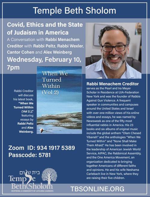 Banner Image for Zoom: COVID, Ethics and the State of Judaism in America