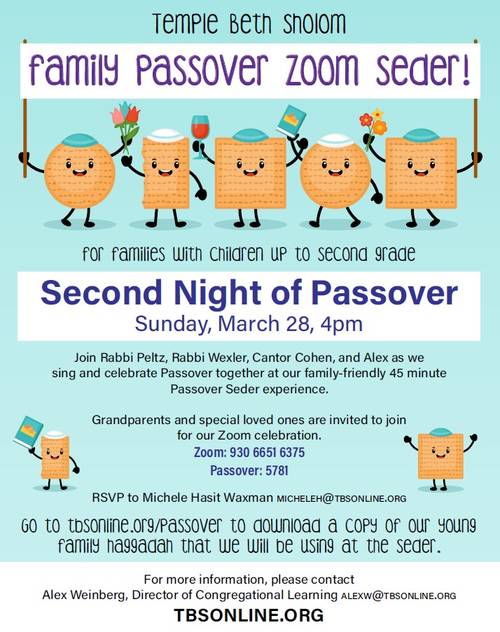 Banner Image for Zoom: Seder for Young Families